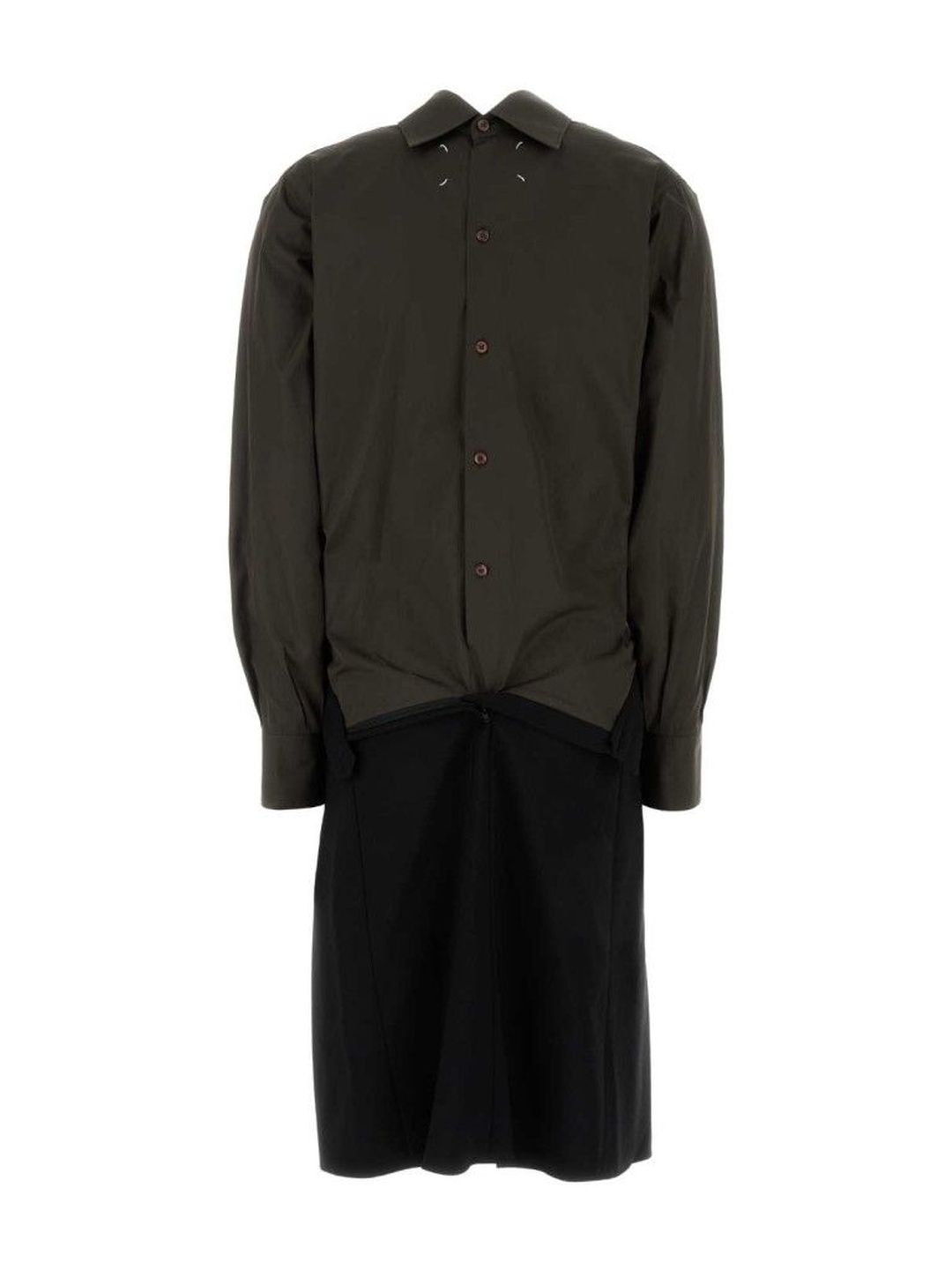 Maison Margiela Two-Tone Reversed Shirtdress-picture-37