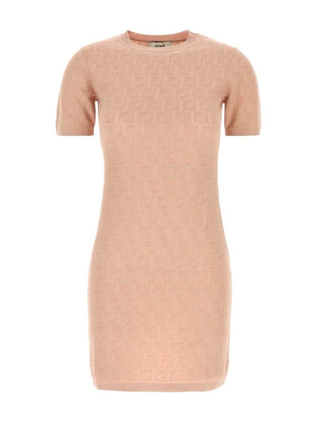 Fendi Pink Ff Cotton Dress-picture-44