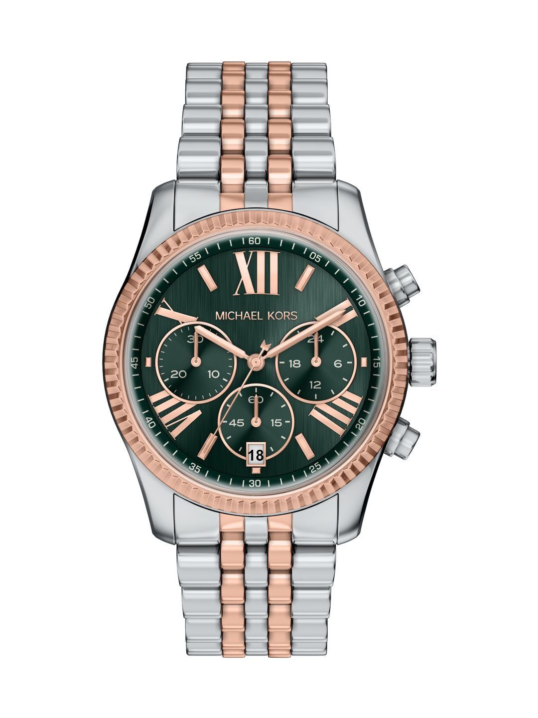 Michael Kors Lexington Two Tone Women Quartz Watch MK7610-picture-31