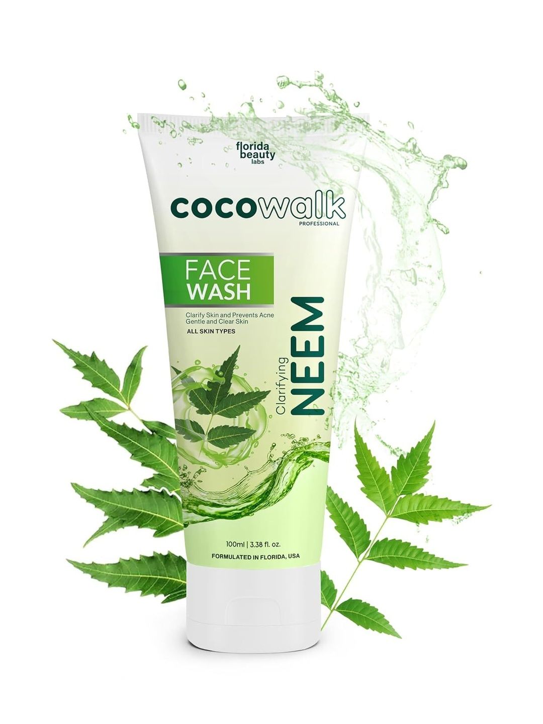 CO.CO.WALK Neem Gel Facewash For Skin Acne, Pimple & Oil Control With Glowing Skin - 100ml-image-41