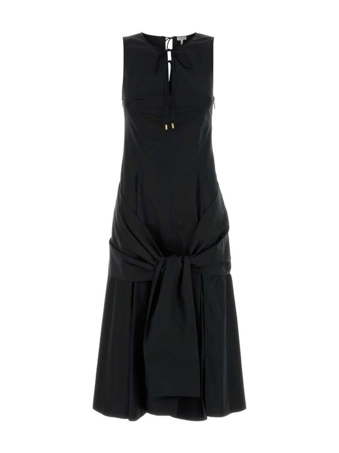 LOEWE Black Poplin Dress-picture-32