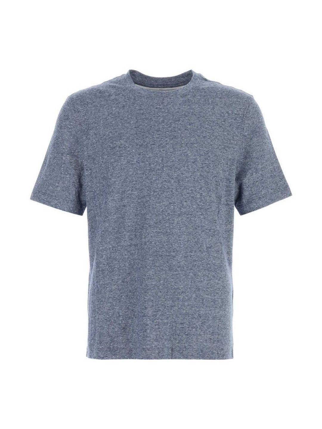 Brunello Cucinelli Melange Blue Crew-Neck T-Shirt-picture-15