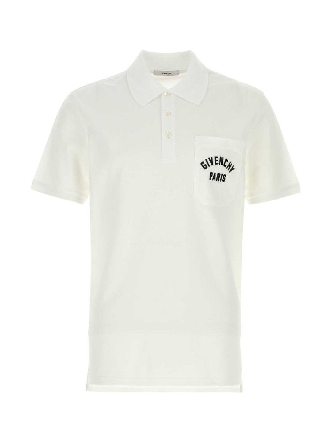 Givenchy White Piquet Polo Shirt-picture-29