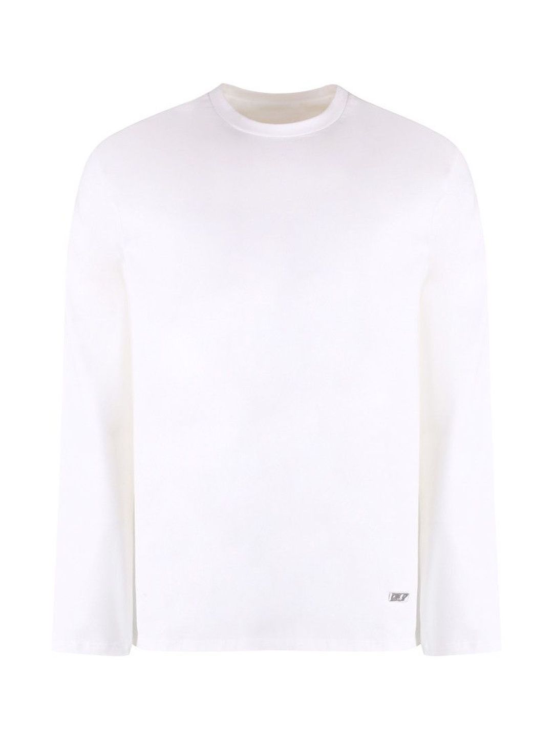 Jil Sander White Long Sleeve Cotton T-Shirt-image-15