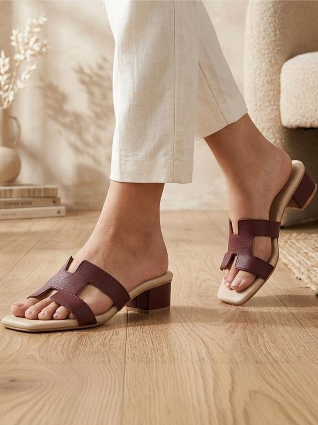 The Roadster Lifestyle Co. Women Square Toe Block Sandals Heels-picture-40
