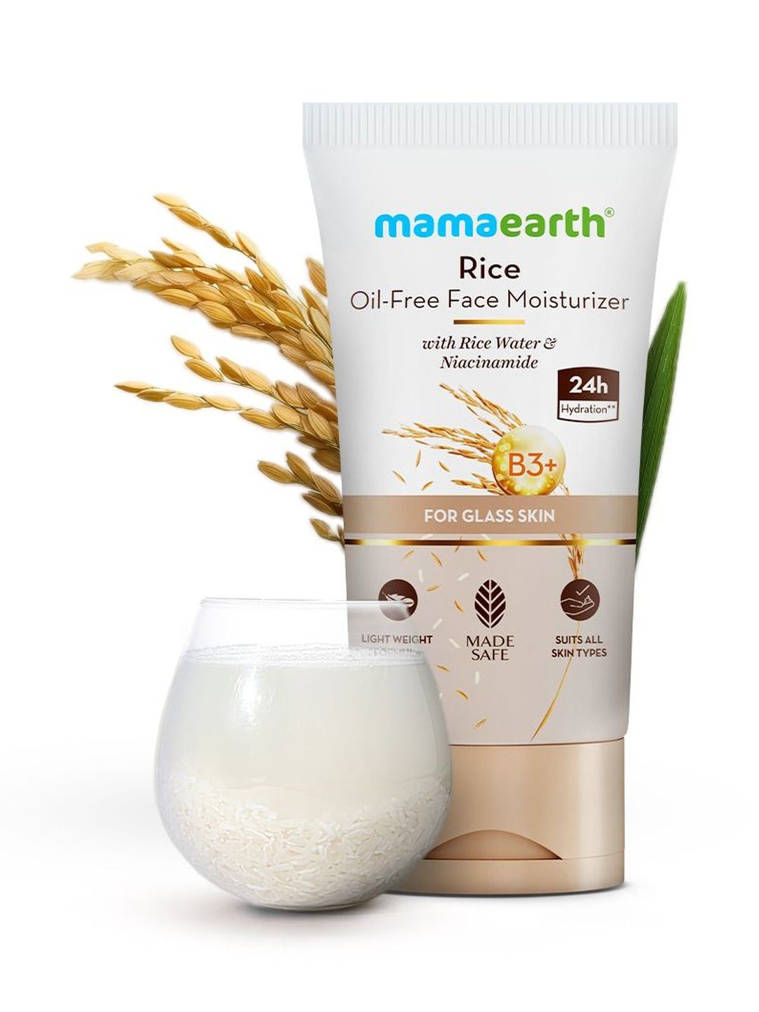 Mamaearth Rice Oil Free Face Moisturizer- 150g-picture-39
