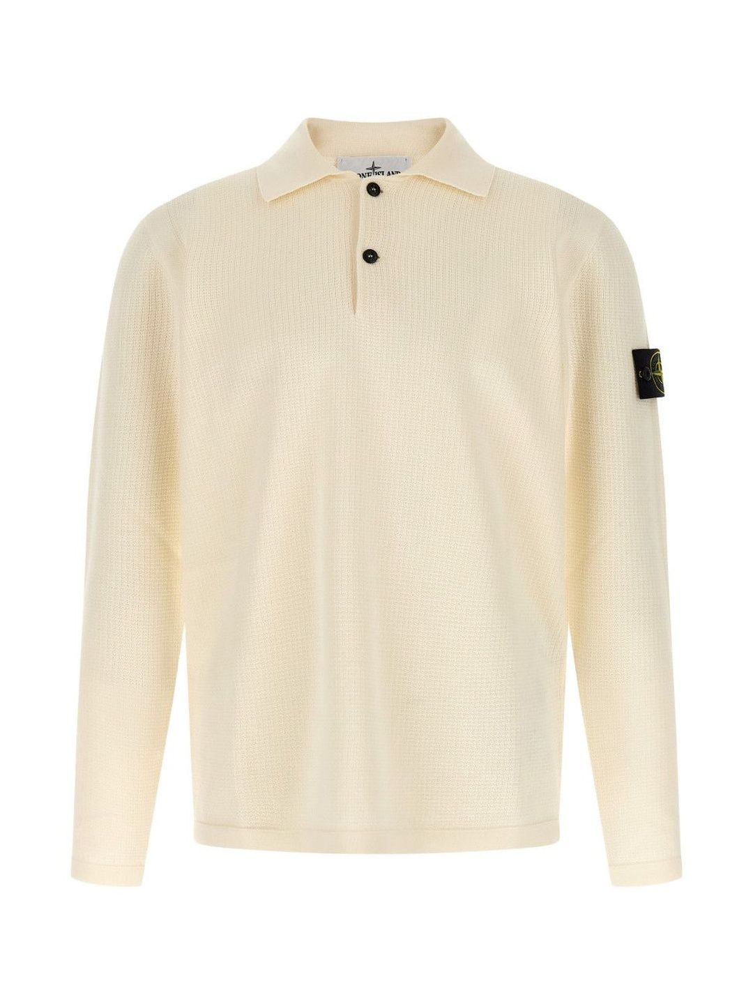 Stone Island Beige Logo Patch Polo-picture-23