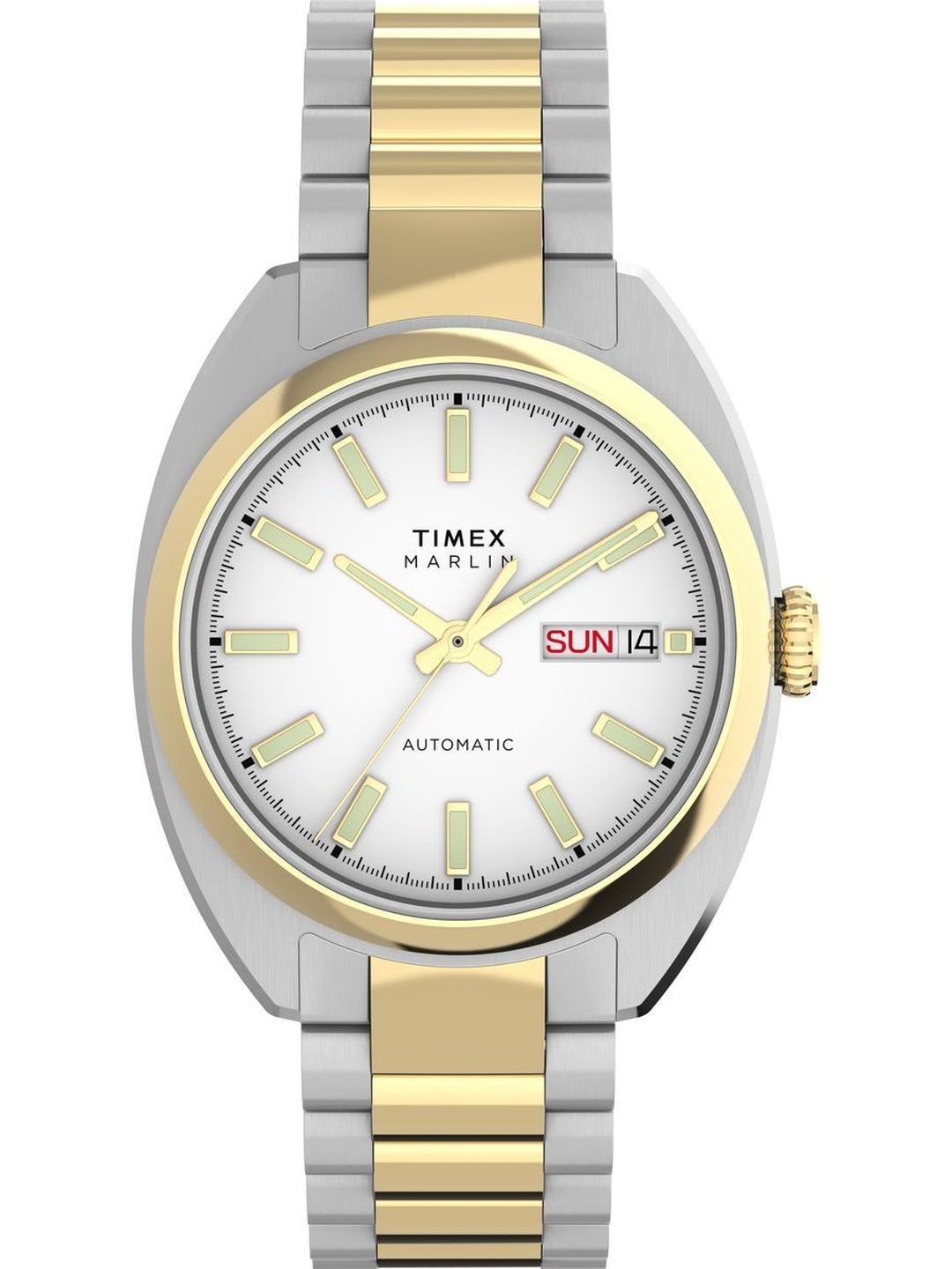 Timex Men Dial & Stainless Steel Bracelet Style Straps Analogue Date Aperture Automatic Motion Powered Watch-image-44