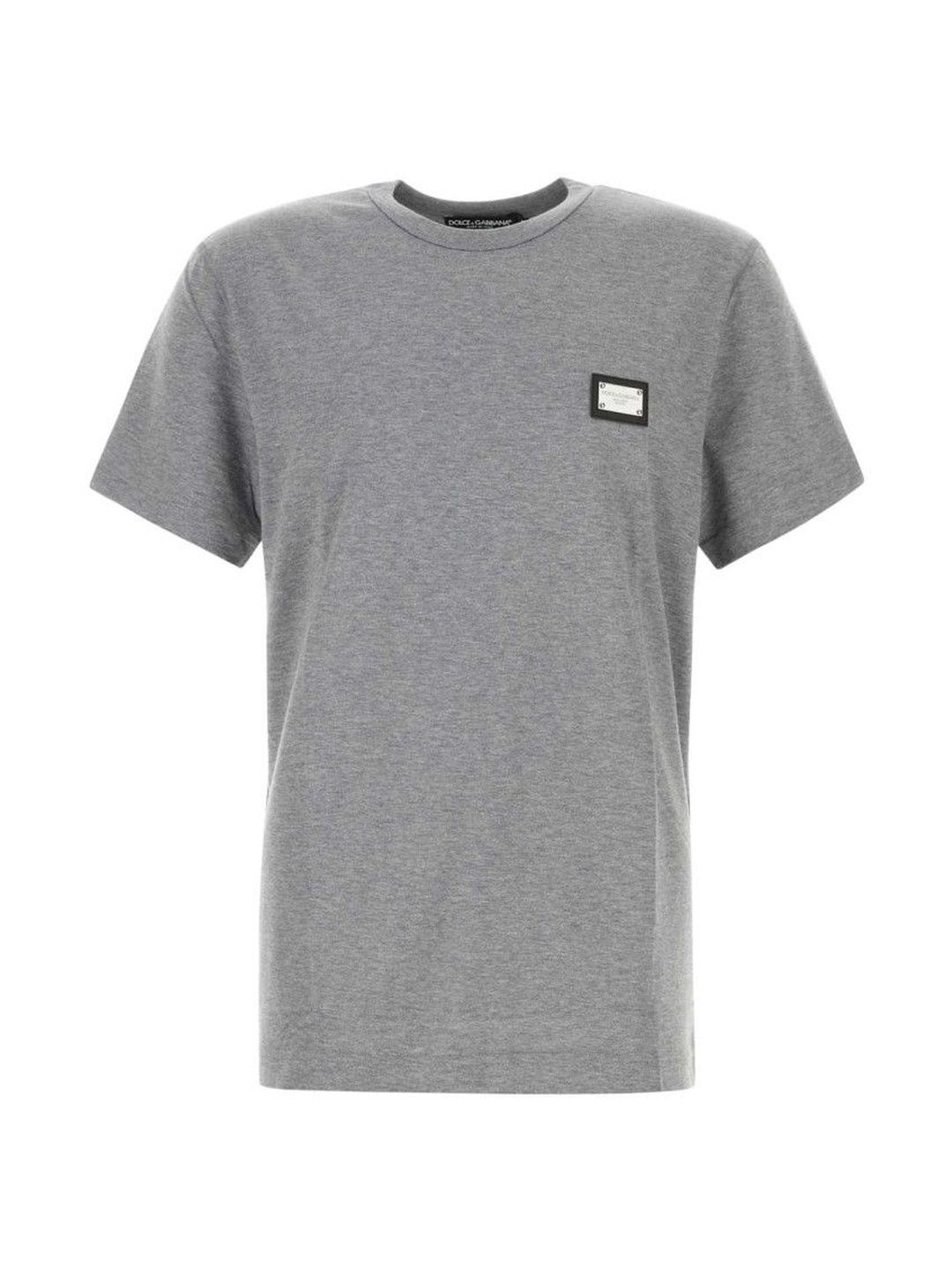 Dolce & Gabbana Grey Cotton T-Shirt-picture-39
