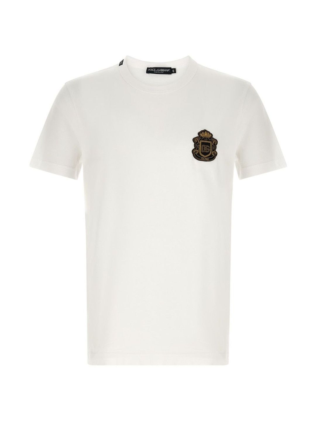 Dolce & Gabbana White Heraldic Patch T-Shirt-picture-33