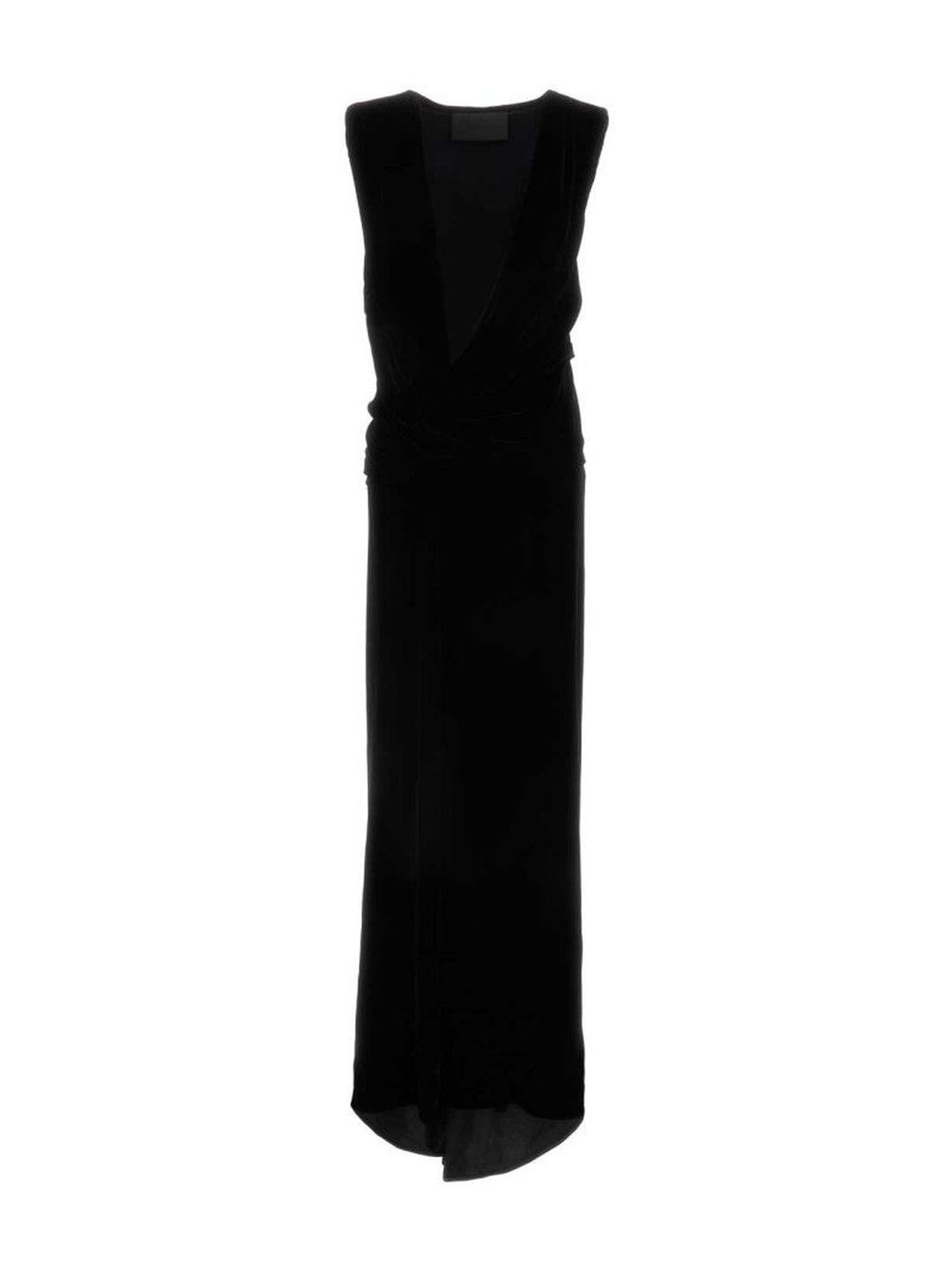 Valentino Black Velvet Long Dress-picture-24