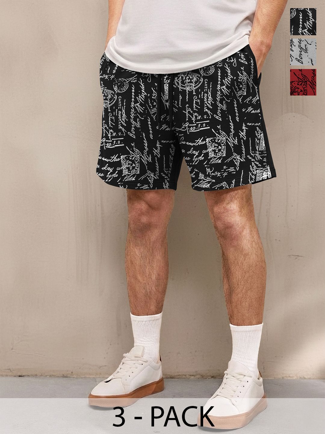 TRIPR Pack of 3 Printed Mid-Rise Boxers-picture-40