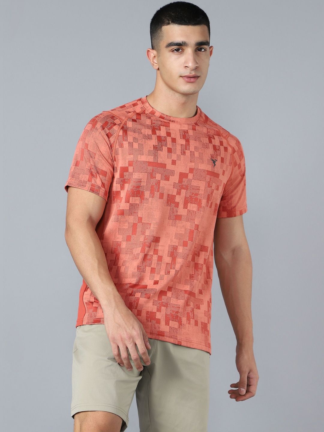Technosport Men Printed Slim Fit T-shirt-picture-20