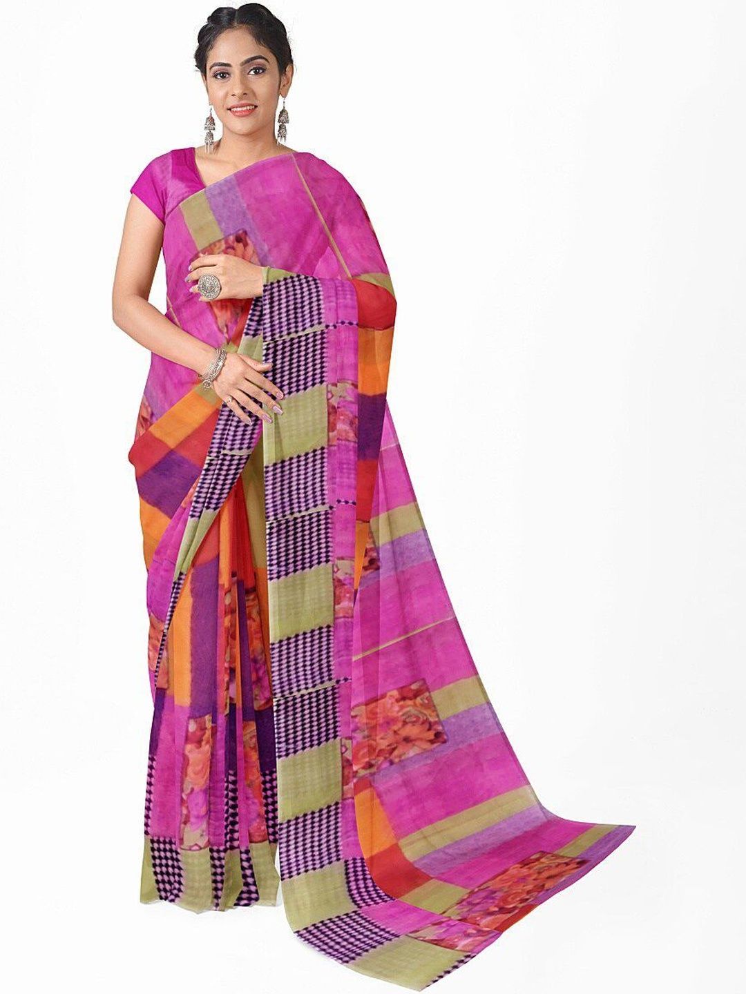 Moda Rapido Poly Georgette Saree-picture-21