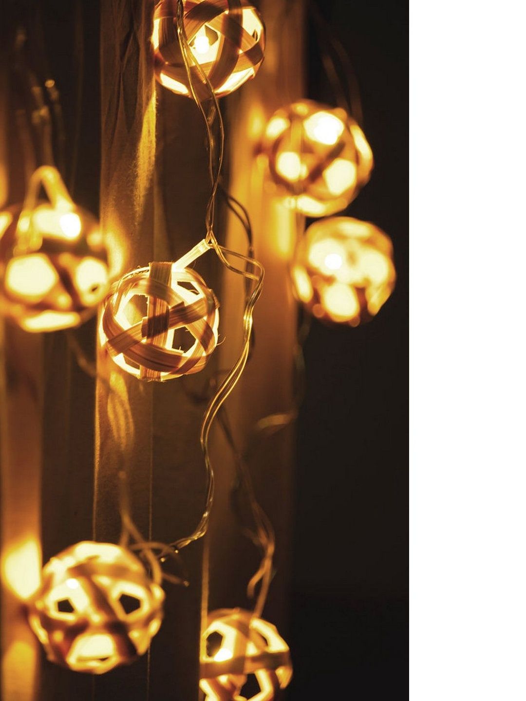 Natriel Beige Sphere-Shaped String Fairy Light-picture-36