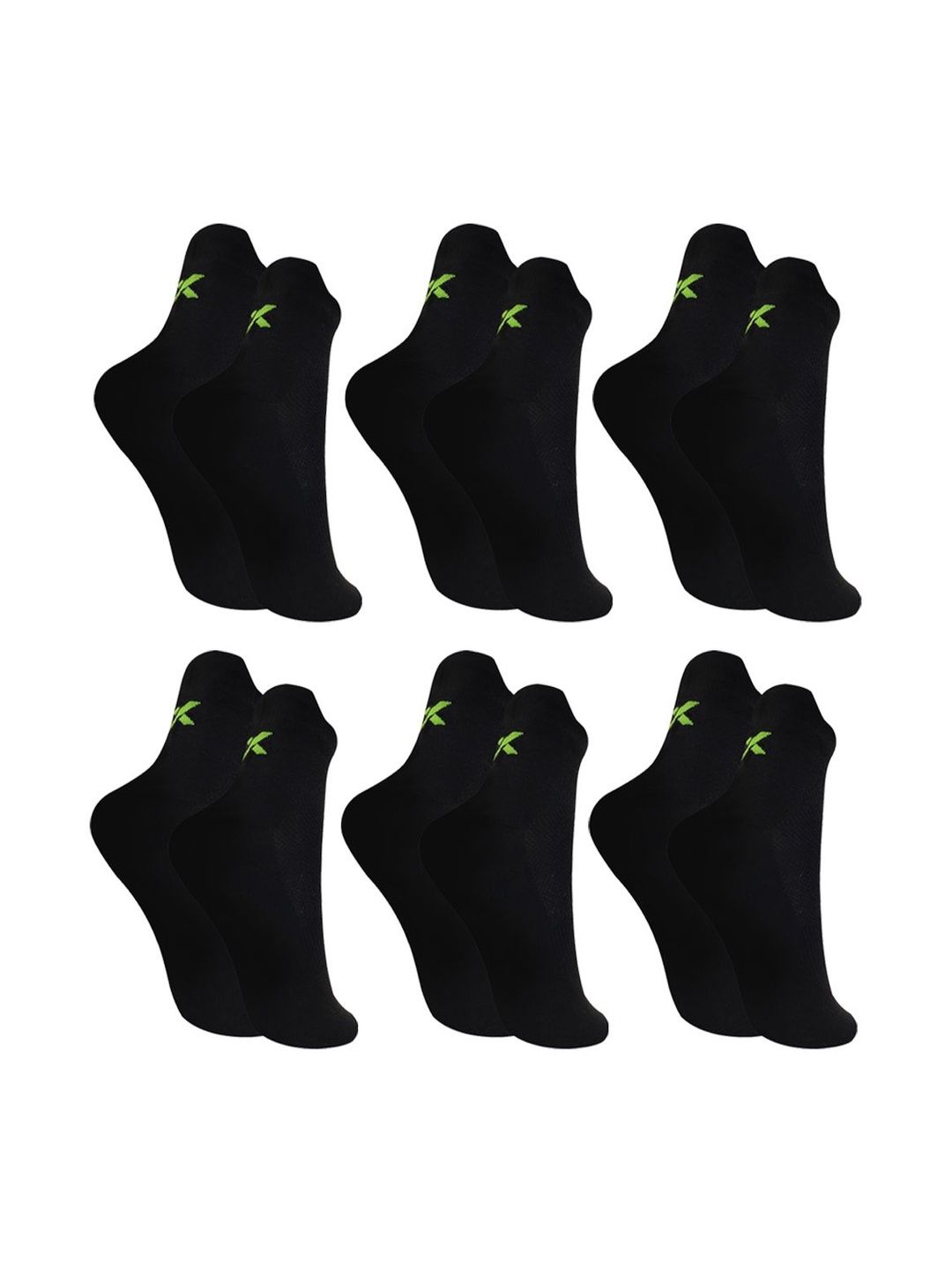 Xjarvis Women Pack of 6 Cotton Ankle Length Socks-picture-10