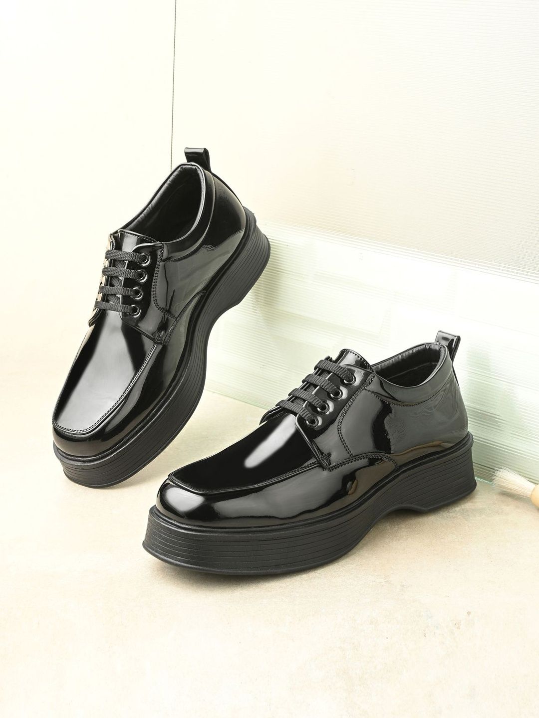 Leo's Fitness Shoes Men PU Derbys-image-4