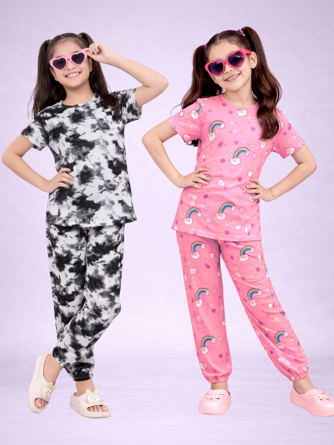 LITBABY Girls Printed Short Sleeves Nightdress-image-31