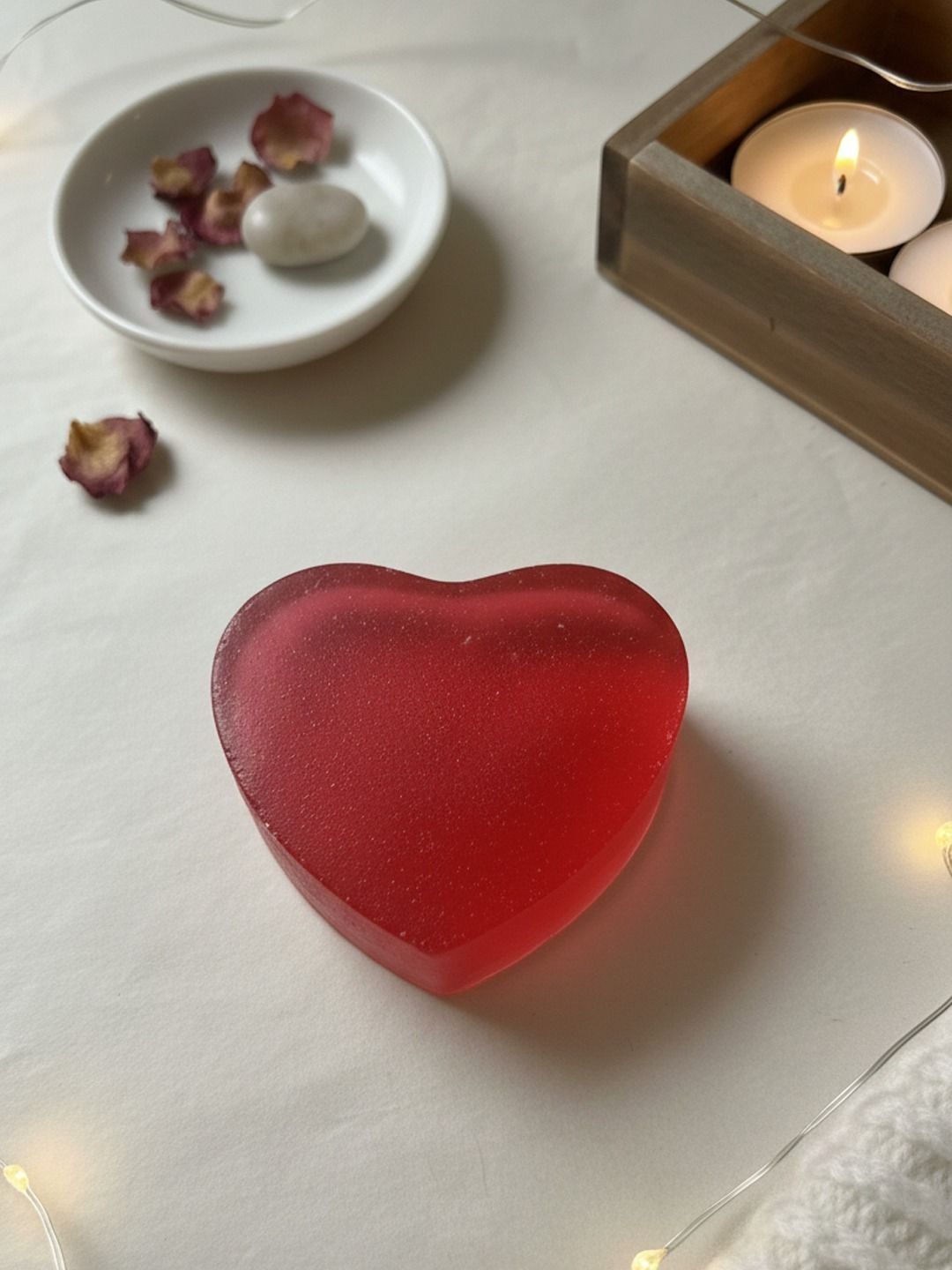 KRENOZ Rose Infused Heart Handwash Soap Bar-picture-20