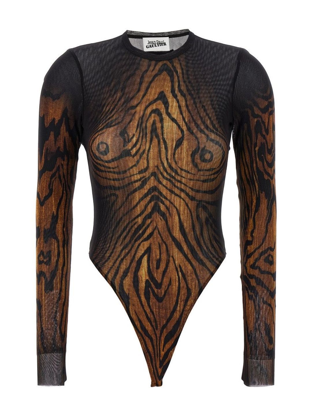Jean Paul Gaultier Brown The Wood Bodysuit-image-11