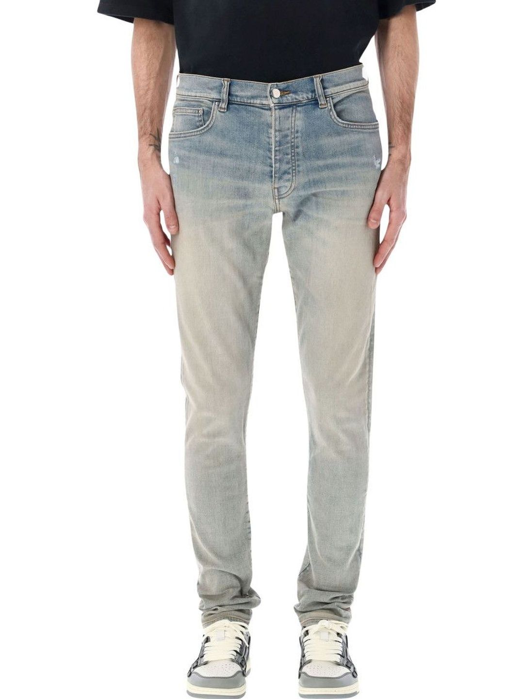 Amiri Light Blue Distressed Jeans-image-19