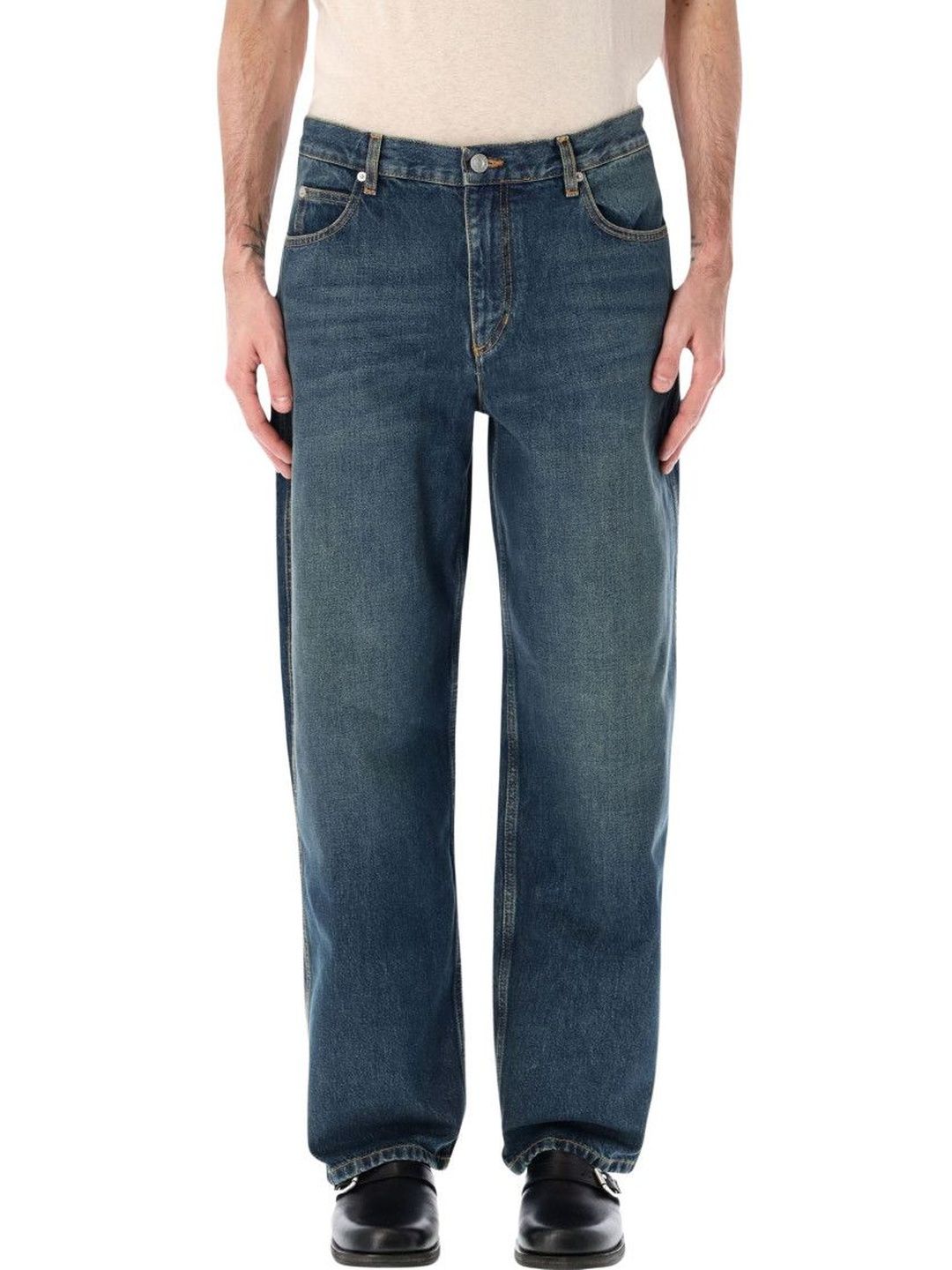 Isabel Marant Blue Wide-Leg Jeans-picture-29