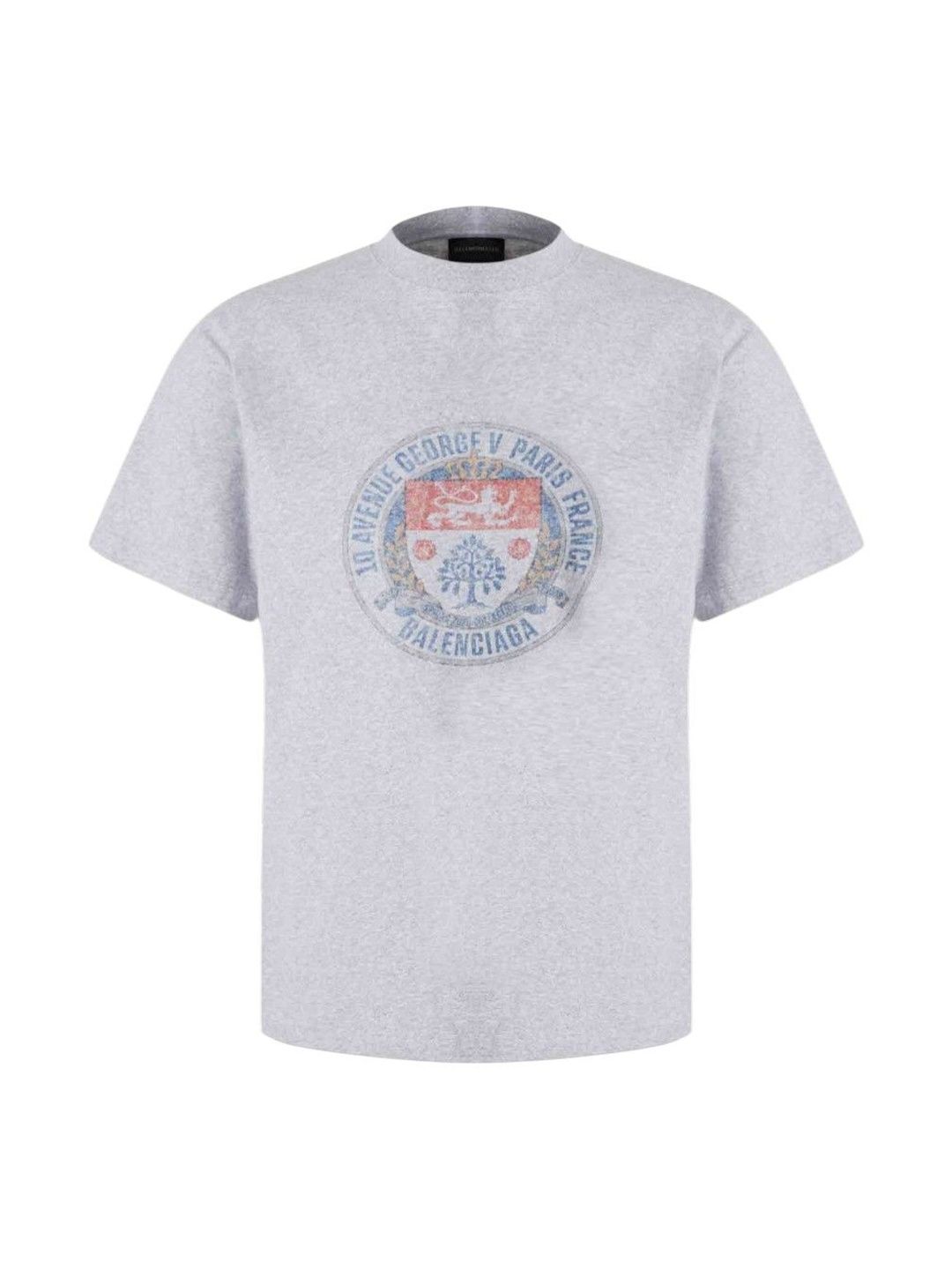 Balenciaga Light Grey Printed T-Shirt-picture-16