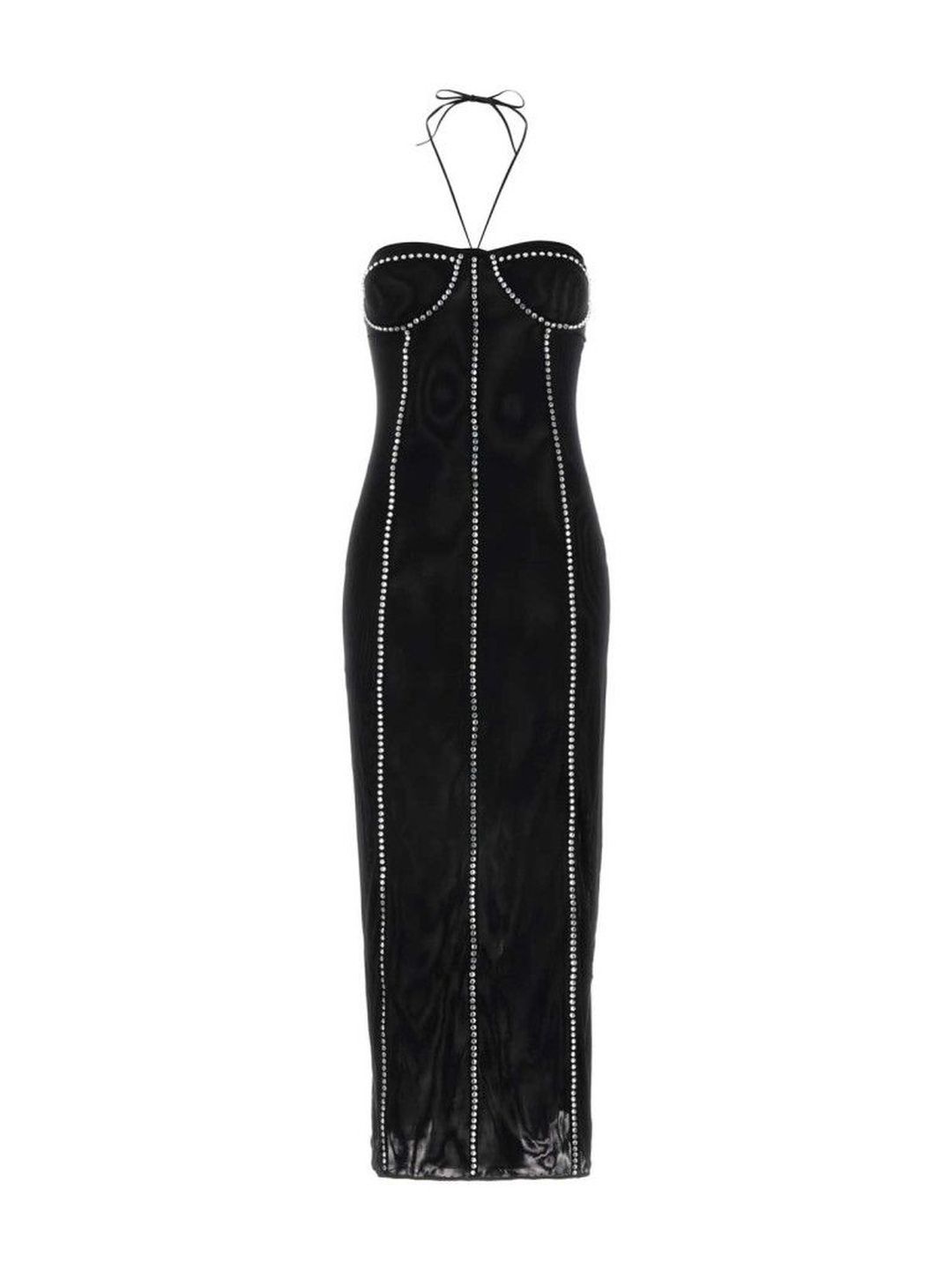 Oseree Black Gem Midi Dress-image-29