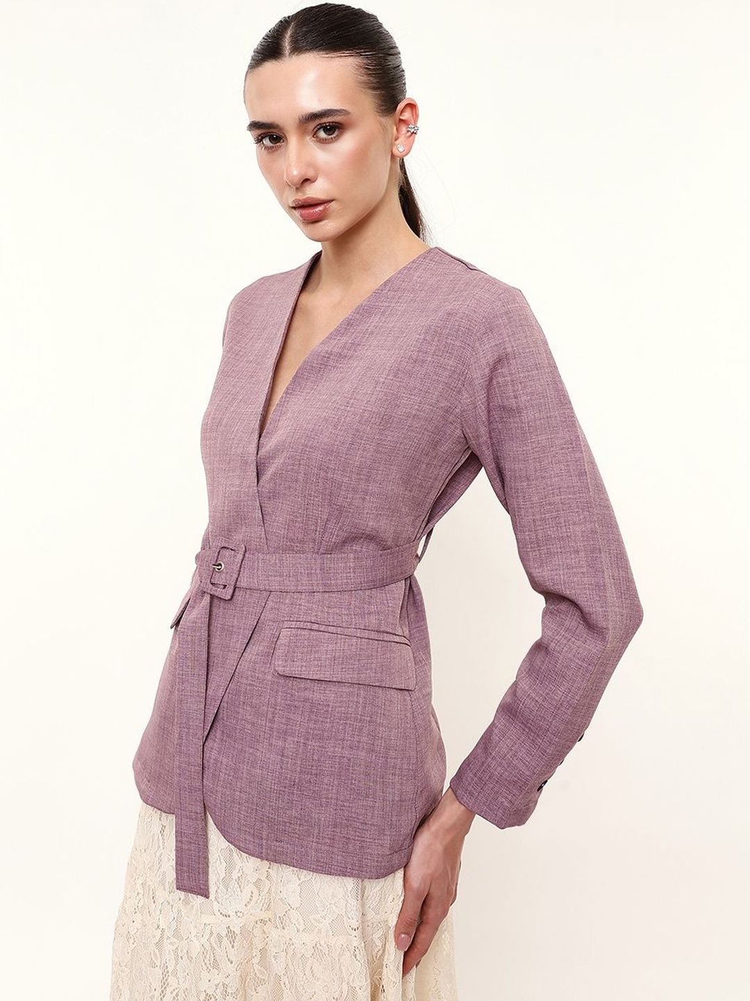DL Woman Collarless Blazers-picture-15