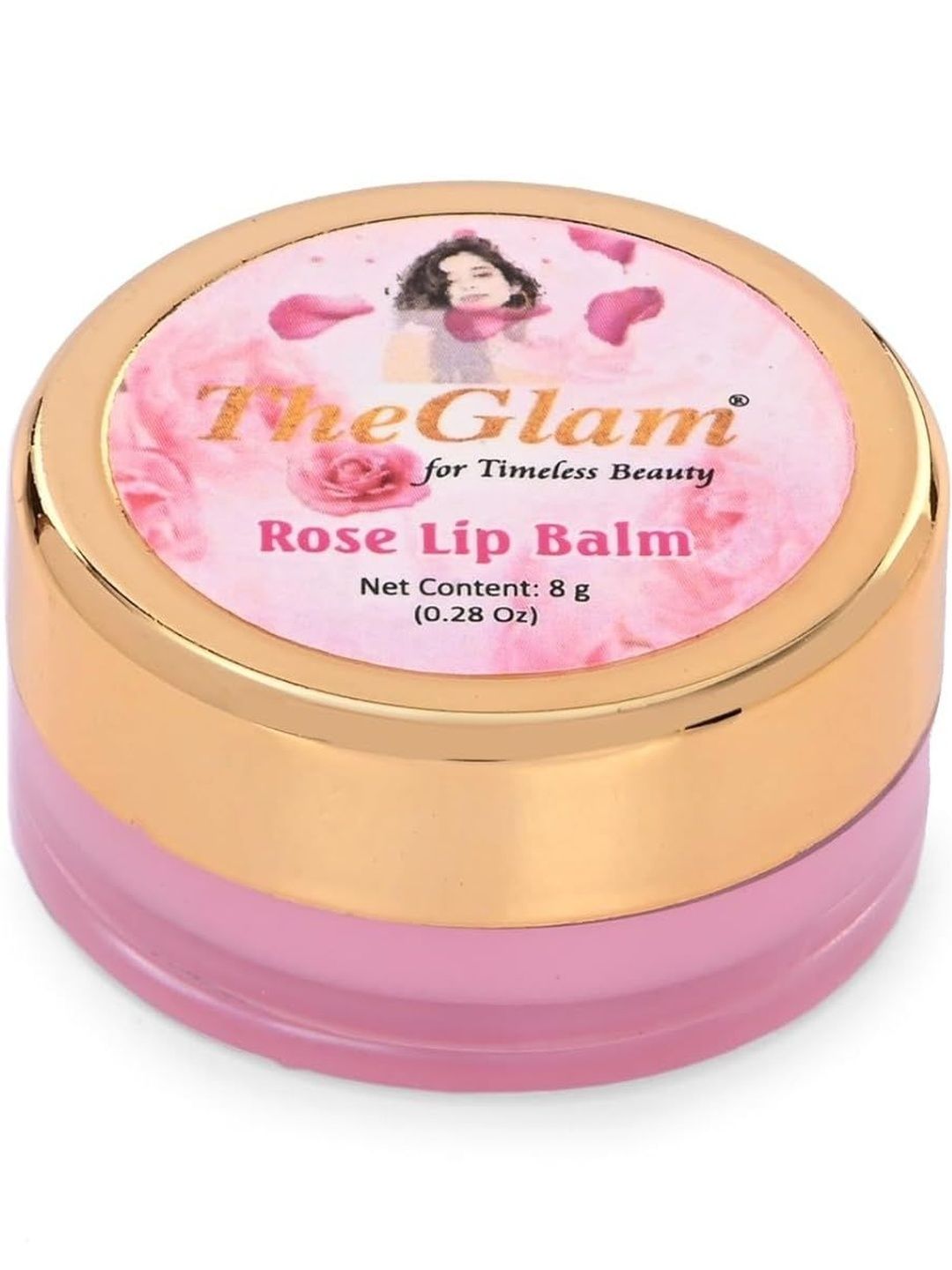 TheGlam for timeless beauty Rose Moisture Lip Balm - 8 g - Pink-picture-11