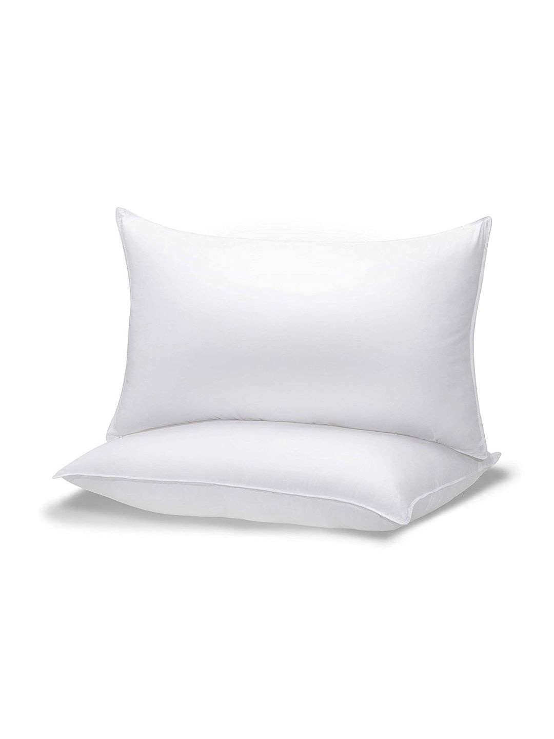 URBAN BASICS White Set of 2 Fibre Filled Cotton Fashion Pillow-image-1