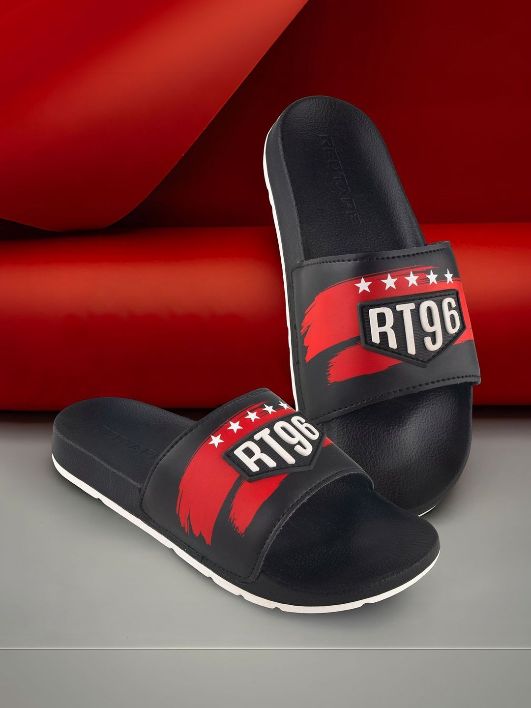 Red Tape Men Printed Sliders-picture-35