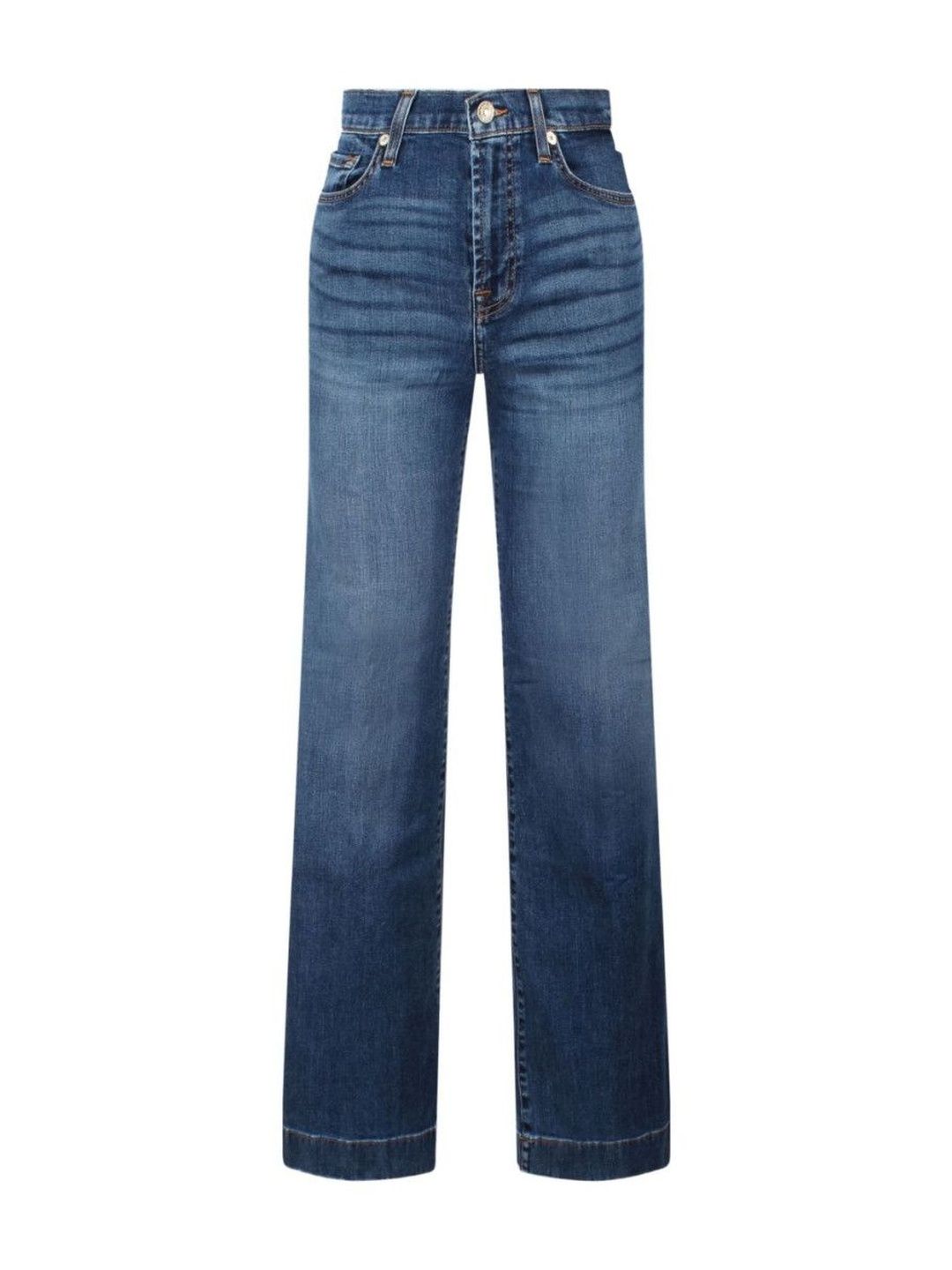 7 For All Mankind Blue Modern Dojo Denim Jeans-picture-29
