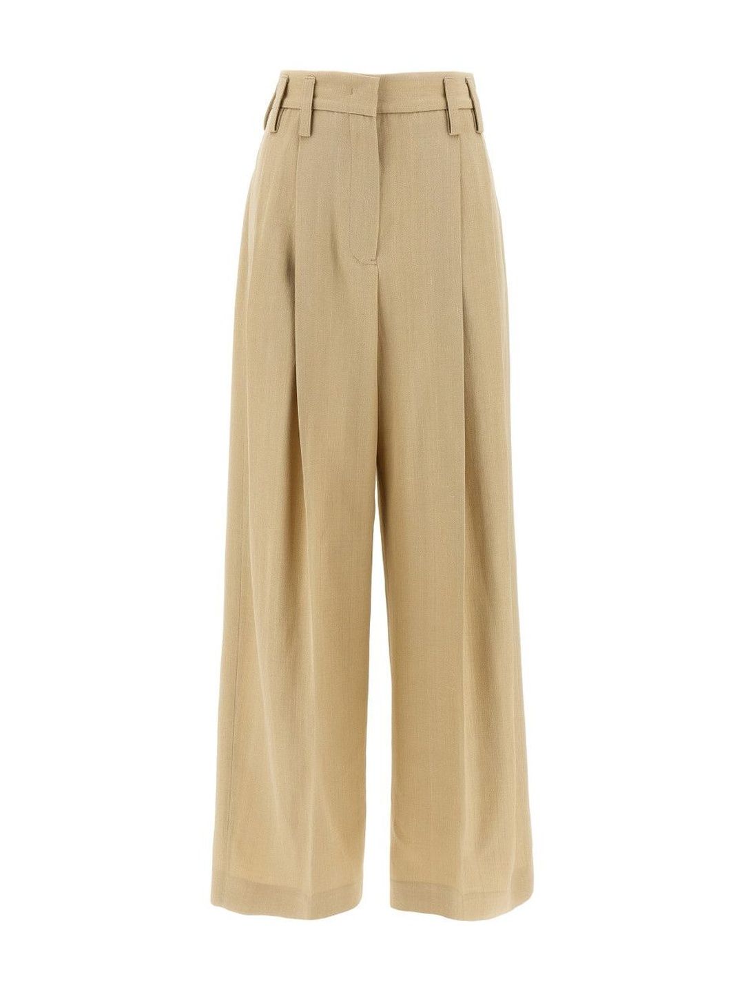 Jil Sander Beige 100 Aw 36 Pants-image-2