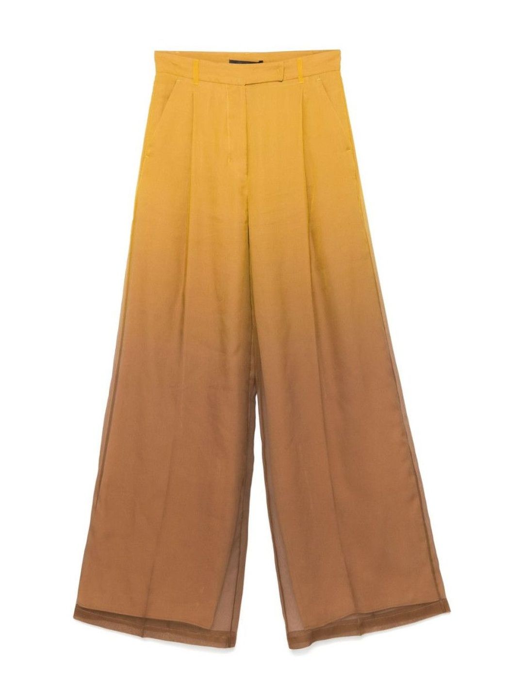 Max Mara Yellow Baffo Trousers-picture-31