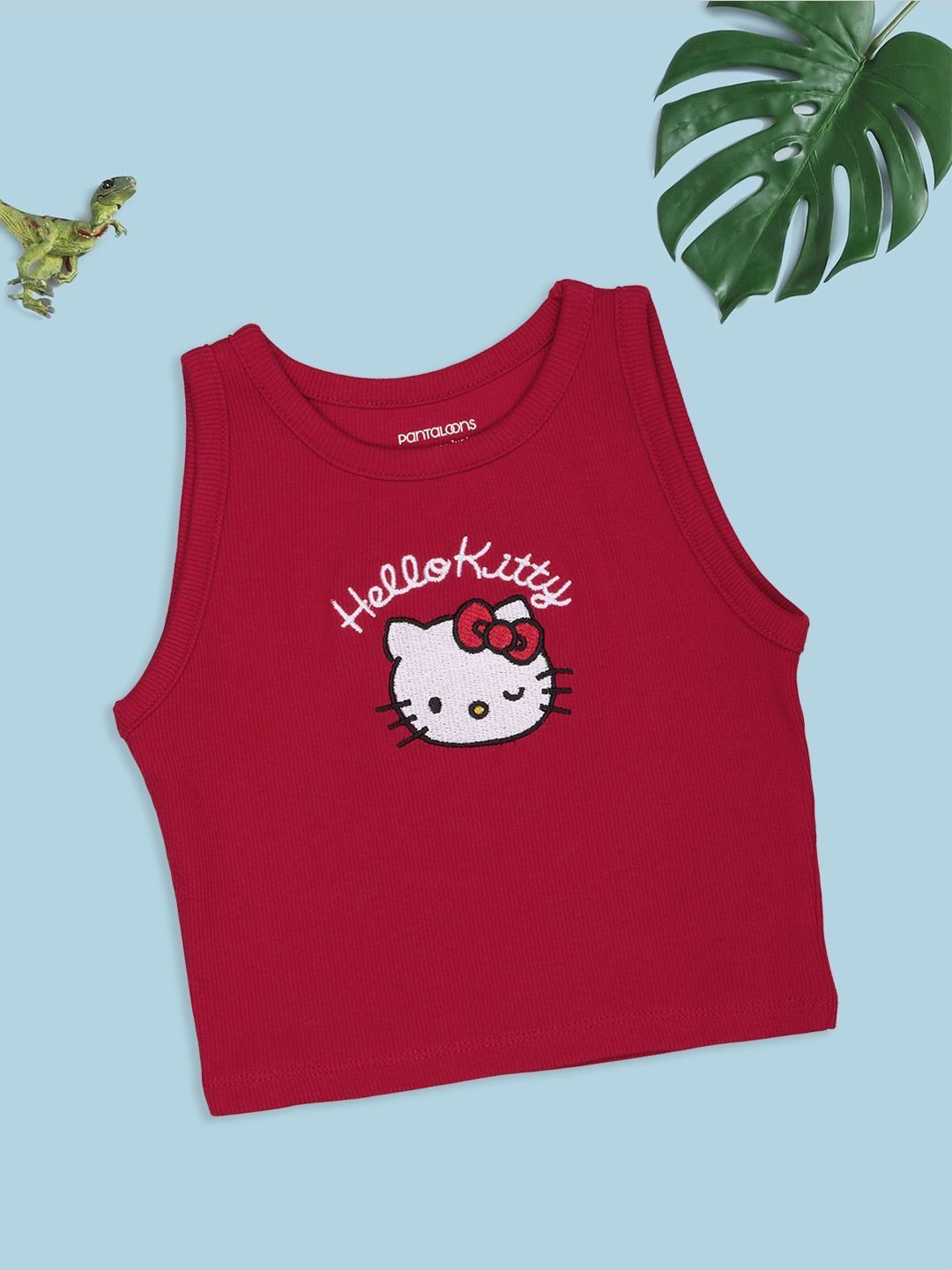 Pantaloons Junior Girls Cotton Tshirts-picture-0