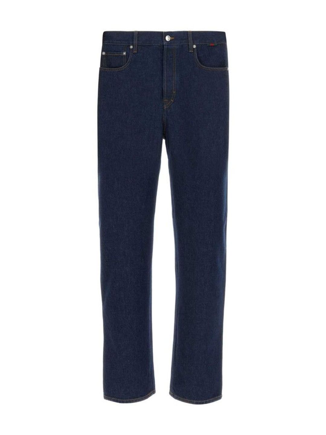 Gucci Dark Blue Slim Fit Denim Jeans-image-8