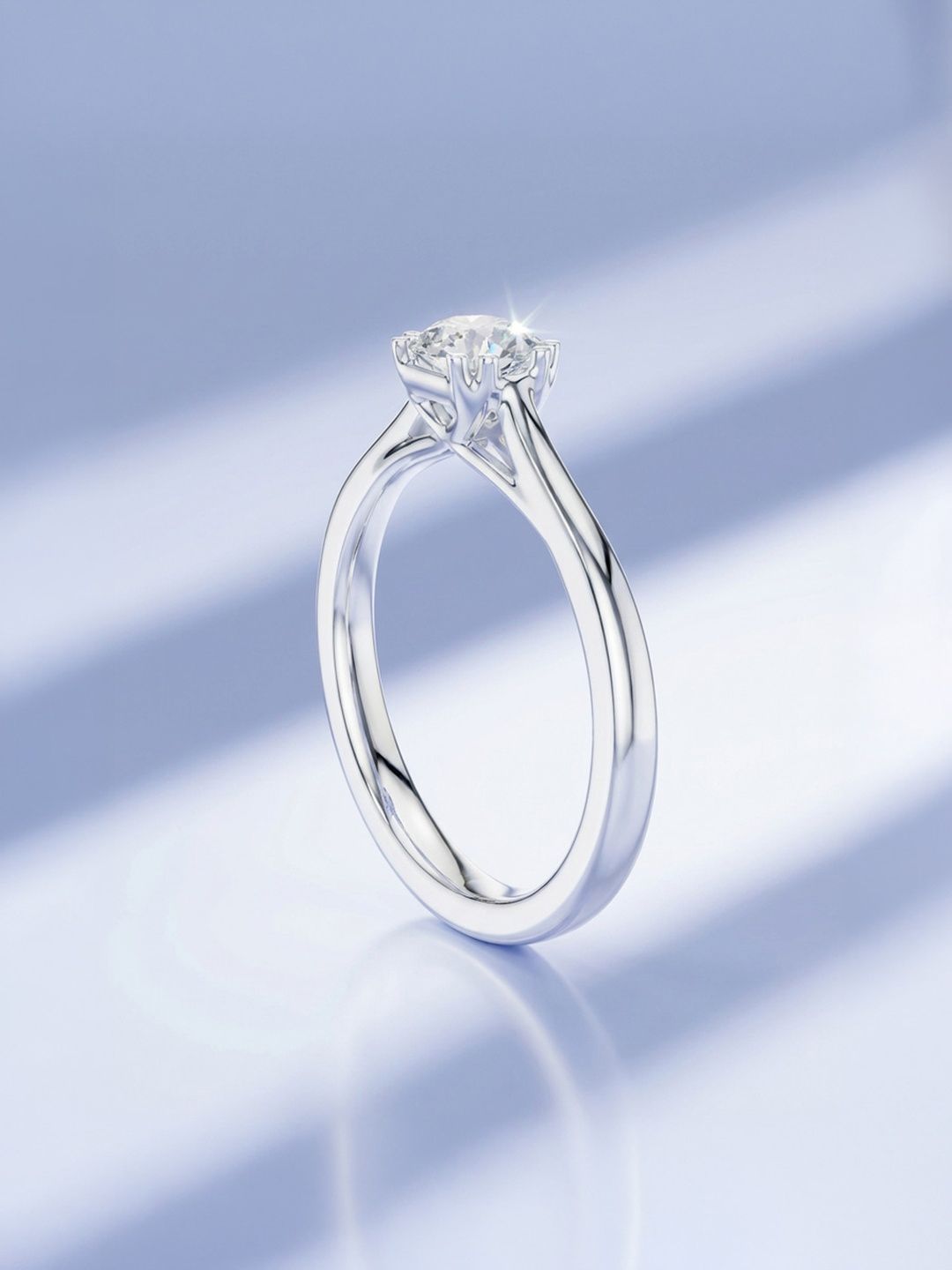 Truly by glitchez 925 Sterling Silver Ring With 0.50 Carat Lab Grown Diamond Ring-2.168 g-image-6
