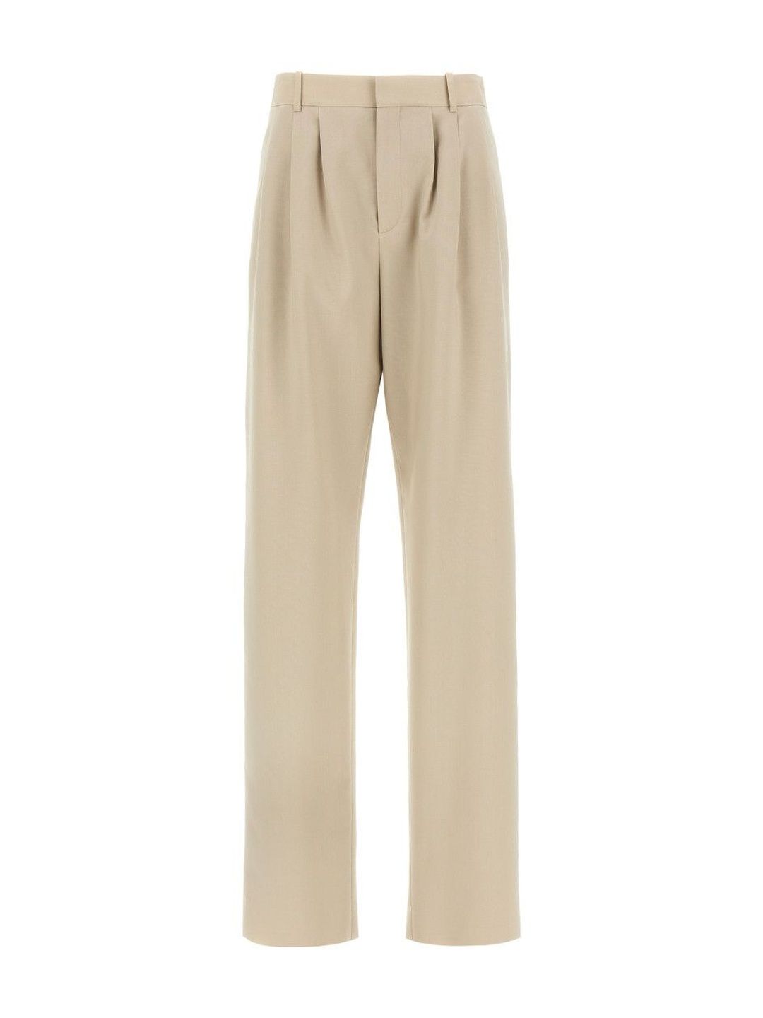 Saint Laurent Beige Pleat Pants-picture-57