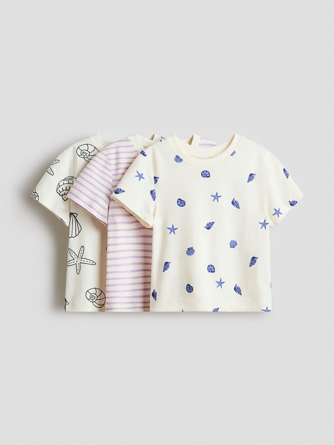 H&M 3-pack Printed T-shirts-picture-25