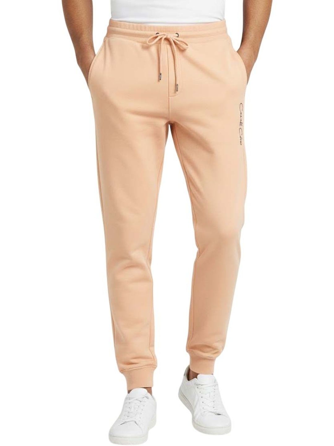Cavalli Class Peach Embroidered Logo Pant-picture-53