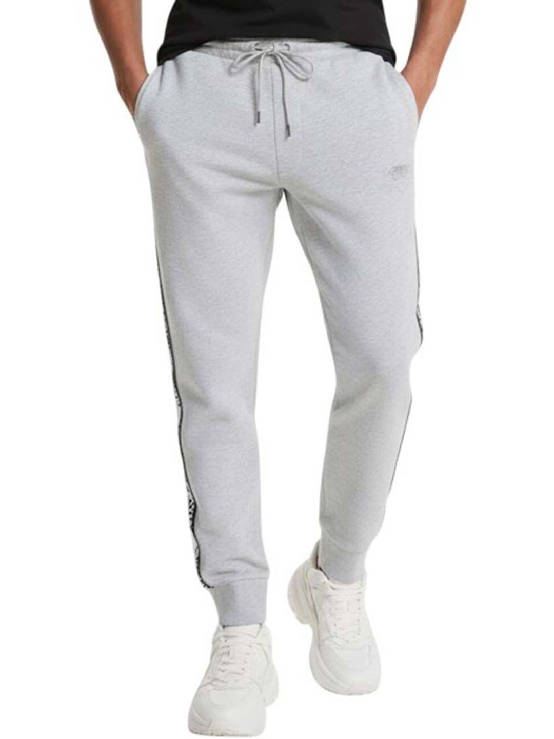 Michael Kors Grey Logo Tape Joggers-picture-45