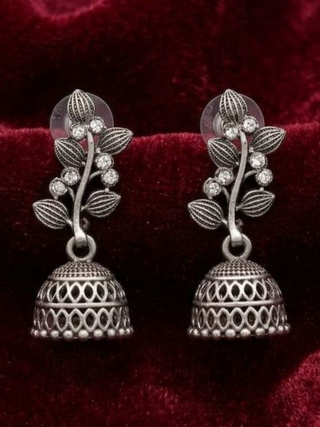 SZN Floral Jhumkas Earrings-picture-32