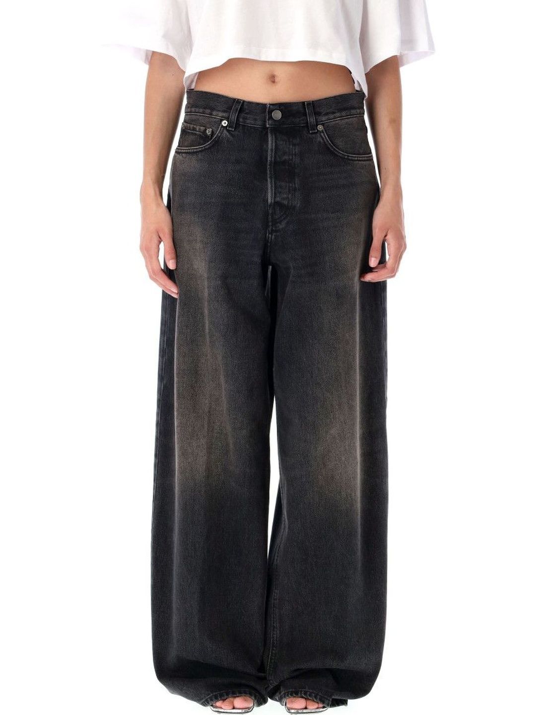 Haikure Black Loose-Fit Jeans-image-5