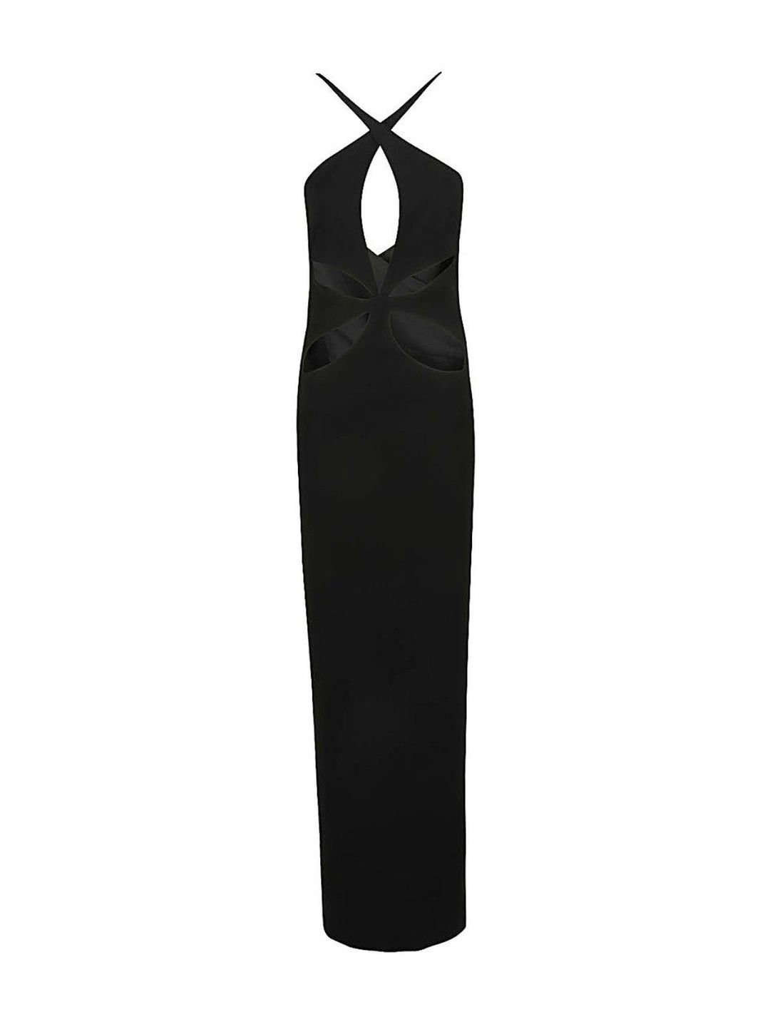Monot Women Black Polyester Dresses-picture-28