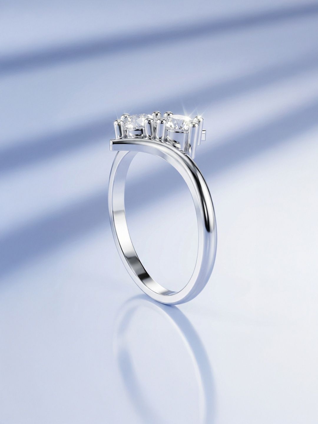 Truly by glitchez 925 Sterling Silver Lab Grown Diamond With 0.60 CT Ring Diamond - 1.67 g-image-23