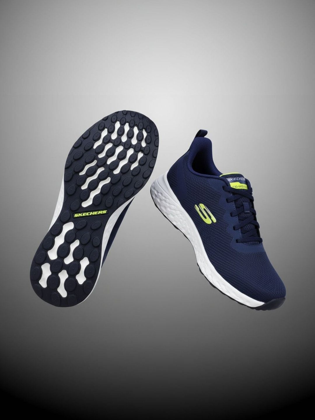 Skechers Men Lace-Ups Running Sports Shoes-image-17