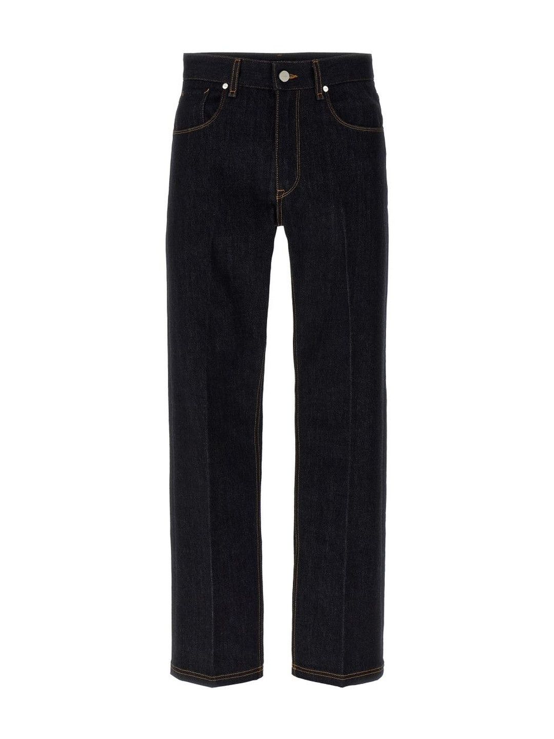 Fendi Dark Blue Straight Leg Jeans-picture-54