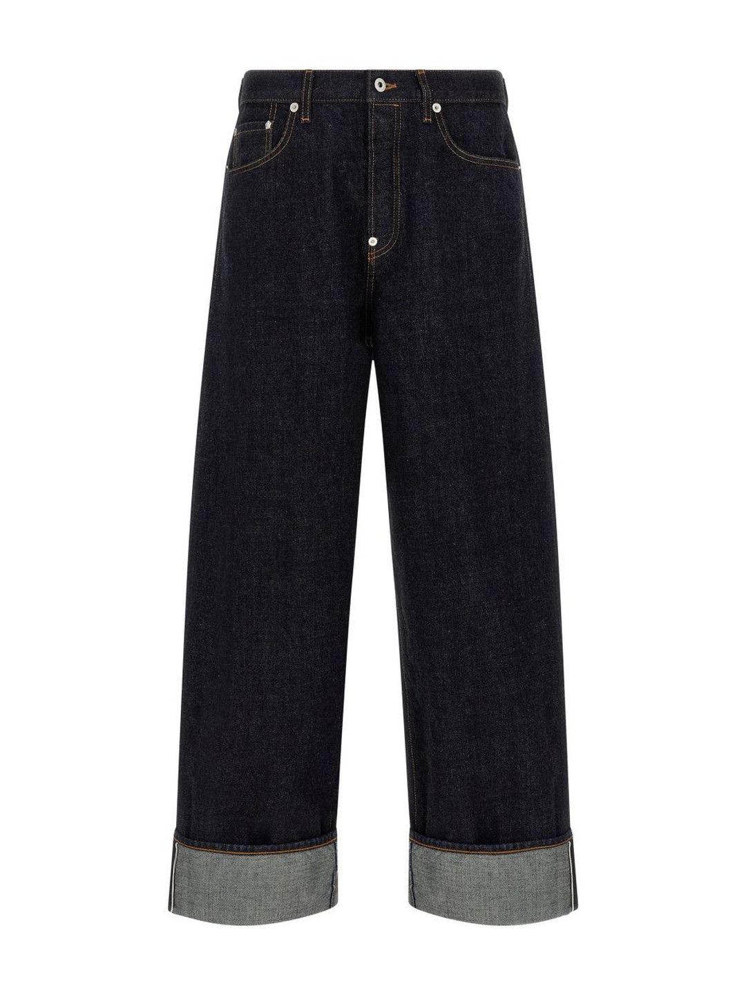 KENZO Blue Turn Up Jeans-picture-36