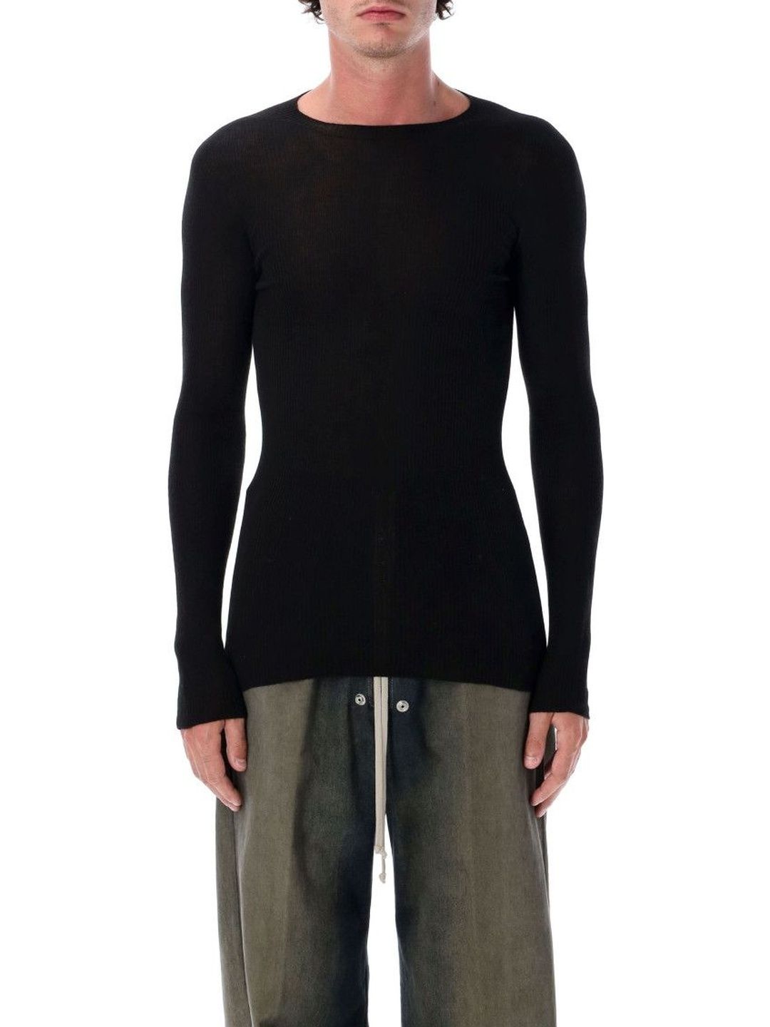 Rick Owens Black Wool Sweater-picture-31